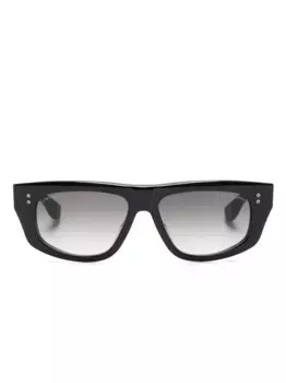 Солнцезащитные очки в квадратной оправе Dita Eyewear, черный