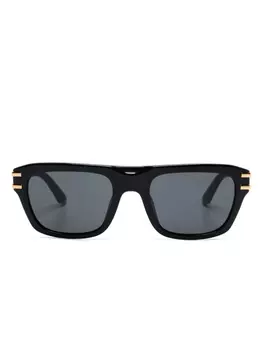 Солнцезащитные очки в квадратной оправе Dolce & Gabbana Eyewear, черный