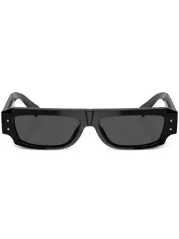 Солнцезащитные очки в квадратной оправе Dolce & Gabbana Eyewear, черный
