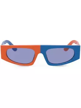 Солнцезащитные очки в квадратной оправе Dolce & Gabbana Eyewear, синий