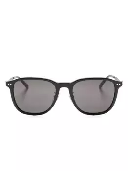 Солнцезащитные очки в квадратной оправе Dunhill, черный