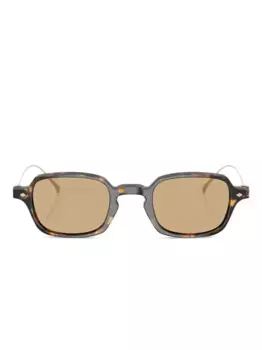 Солнцезащитные очки в квадратной оправе GIORGIO ARMANI, коричневый