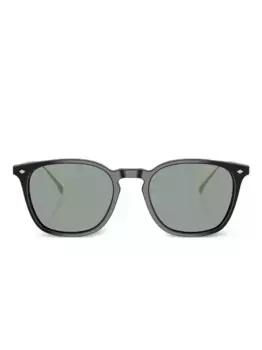 Солнцезащитные очки в квадратной оправе GIORGIO ARMANI, черный