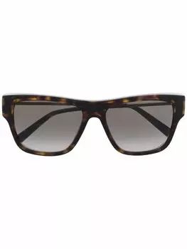 Солнцезащитные очки в квадратной оправе Givenchy Eyewear, коричневый