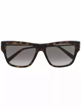Солнцезащитные очки в квадратной оправе Givenchy Eyewear, коричневый