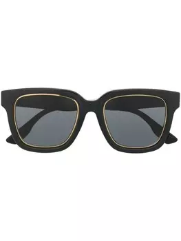 Солнцезащитные очки в квадратной оправе Gucci Eyewear, черный