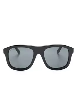 Солнцезащитные очки в квадратной оправе Gucci Eyewear, черный