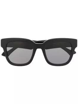 Солнцезащитные очки в квадратной оправе Gucci Eyewear, черный