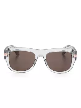 Солнцезащитные очки в квадратной оправе Gucci Eyewear, серый