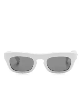 Солнцезащитные очки в квадратной оправе Gucci Eyewear, белый