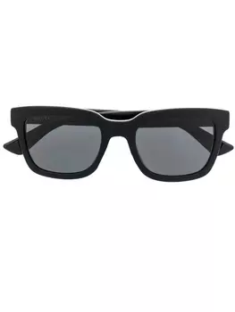 Солнцезащитные очки в квадратной оправе Gucci Eyewear, черный