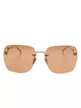 Солнцезащитные очки в квадратной оправе Gucci Eyewear, золотой