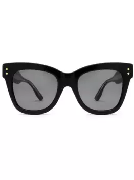 Солнцезащитные очки в квадратной оправе Gucci Eyewear, черный