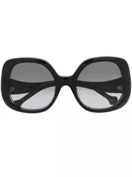 Солнцезащитные очки в квадратной оправе Gucci Eyewear, черный