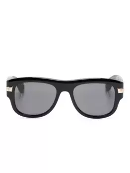 Солнцезащитные очки в квадратной оправе Gucci Eyewear, черный