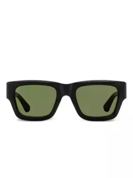 Солнцезащитные очки в квадратной оправе Gucci Eyewear, черный