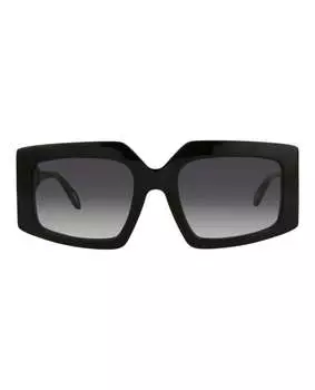 Солнцезащитные очки в квадратной оправе из ацетата Just Cavalli, цвет shiny black