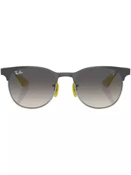 Солнцезащитные очки в квадратной оправе из коллаборации с Ferarri Ray-Ban, серый