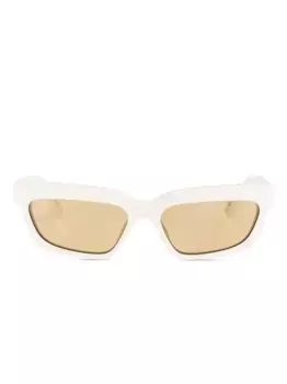 Солнцезащитные очки в квадратной оправе JACQUEMUS, белый