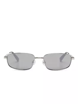 Солнцезащитные очки в квадратной оправе Jacquemus, серебряный