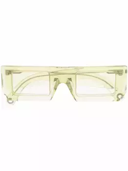 Солнцезащитные очки в квадратной оправе JACQUEMUS, зеленый