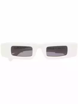 Солнцезащитные очки в квадратной оправе Kuboraum, белый