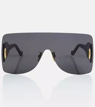 Солнцезащитные очки в квадратной оправе Loewe, черный