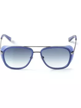 Солнцезащитные очки в квадратной оправе Matsuda, синий