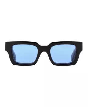 Солнцезащитные очки в квадратной оправе модель Virgil Off White, черный