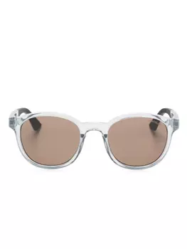 Солнцезащитные очки в квадратной оправе Montblanc, серый