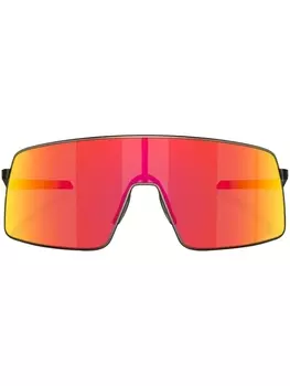 Солнцезащитные очки в квадратной оправе Oakley, коричневый