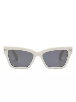 Солнцезащитные очки в квадратной оправе Off-White Eyewear, белый