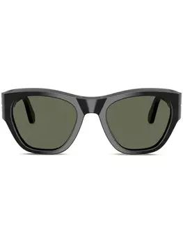 Солнцезащитные очки в квадратной оправе Persol, черный