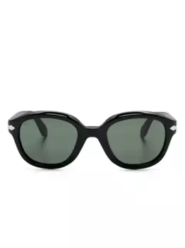 Солнцезащитные очки в квадратной оправе Persol, черный