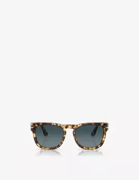 Солнцезащитные очки в квадратной оправе Persol, цвет Marrone