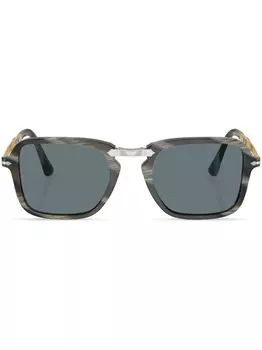 Солнцезащитные очки в квадратной оправе Persol, коричневый