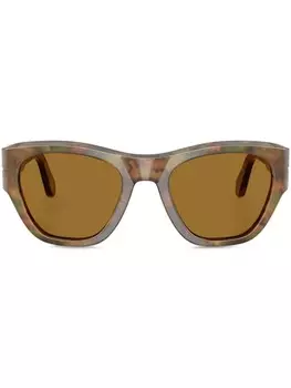 Солнцезащитные очки в квадратной оправе Persol, коричневый