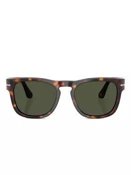 Солнцезащитные очки в квадратной оправе Persol, коричневый