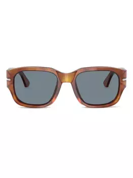 Солнцезащитные очки в квадратной оправе Persol, коричневый