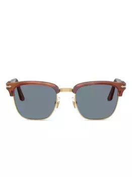 Солнцезащитные очки в квадратной оправе Persol, коричневый