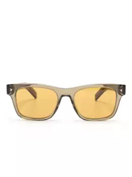 Солнцезащитные очки в квадратной оправе Prada Eyewear, нейтральный