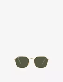 Солнцезащитные очки в квадратной оправе Ray-Ban, золотой