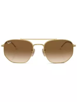 Солнцезащитные очки в квадратной оправе Ray-Ban, золотистый
