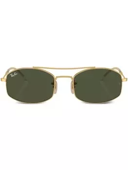 Солнцезащитные очки в квадратной оправе Ray-Ban, золотистый