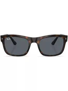 Солнцезащитные очки в квадратной оправе Ray-Ban, зеленый