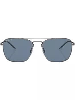 Солнцезащитные очки в квадратной оправе Ray-Ban, серый
