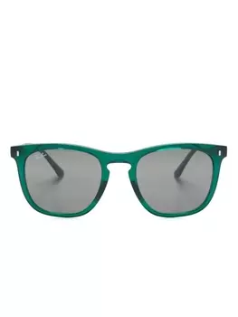 Солнцезащитные очки в квадратной оправе Ray-Ban, зеленый