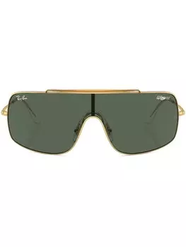 Солнцезащитные очки в квадратной оправе Ray-Ban, золотой