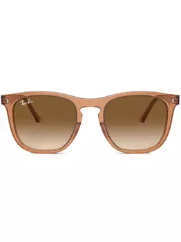 Солнцезащитные очки в квадратной оправе Ray-Ban, коричневый