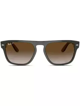Солнцезащитные очки в квадратной оправе Ray-Ban, зеленый
